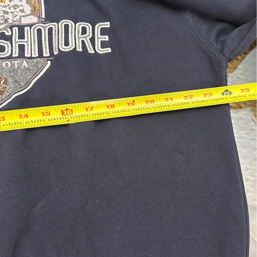 Mount Rushmore South Dakota Graphic Crewneck Sweatshirt Navy XL Unisex - Picture 6 of 8